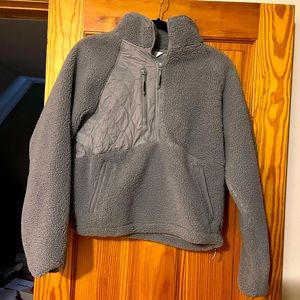 Cozy Gray Sherpa